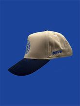 Load image into Gallery viewer, Khaki/Blue Snapback