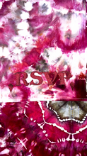 Load image into Gallery viewer, CUSTOM Tie-Dye RSVP Embroidery Blankets
