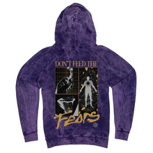 Load image into Gallery viewer, SHOP Purple Washed &quot;DFTF&quot; Hoodie
